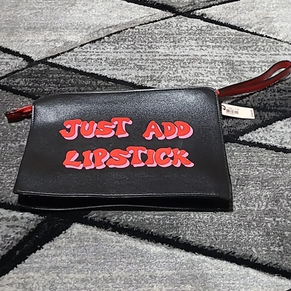 Victoria Secret 2018 Just Add Lipsticks 💋 Make-up Wristlet Bag